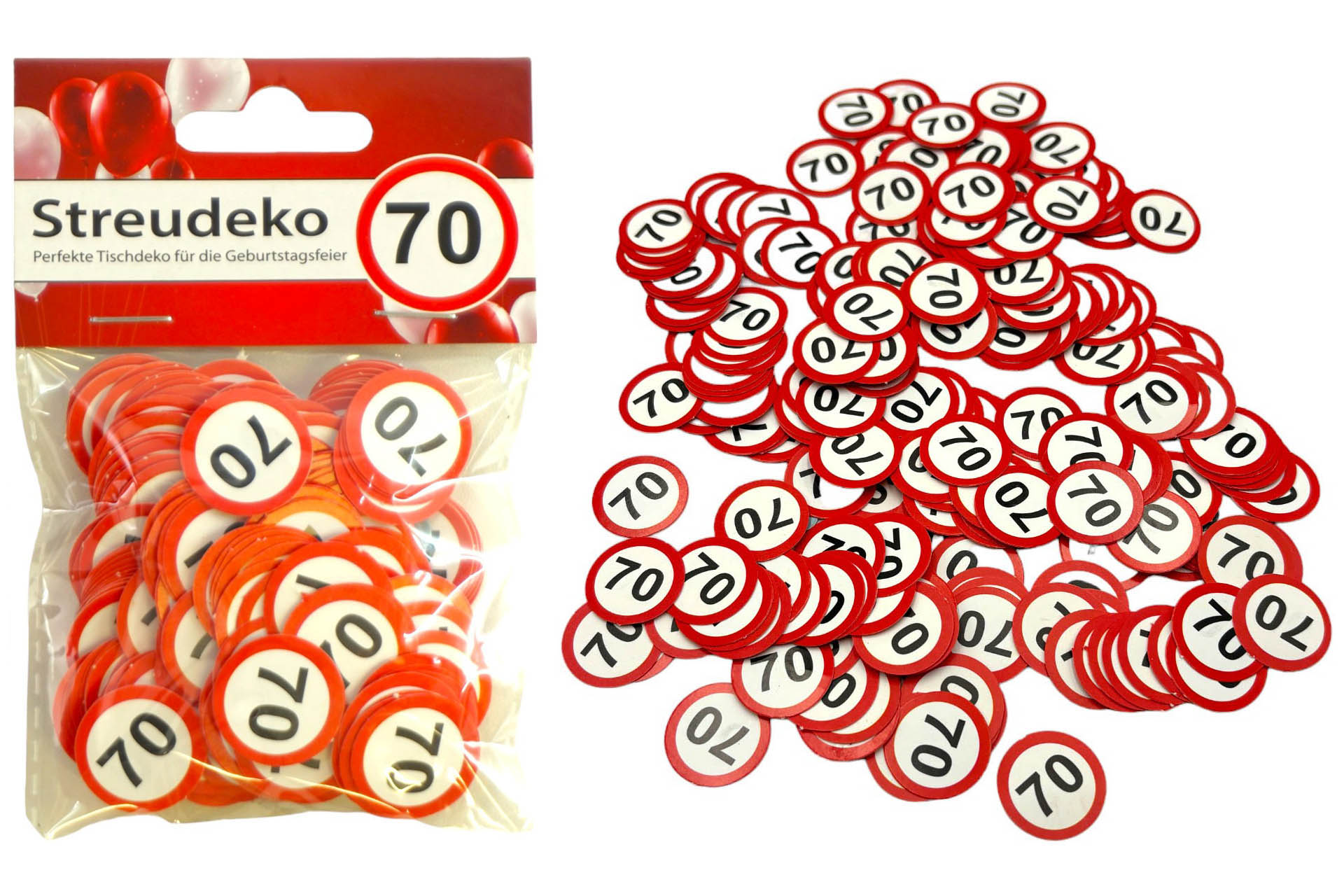 Jubiläums Sortiment Refill für Display Streudeko "70"