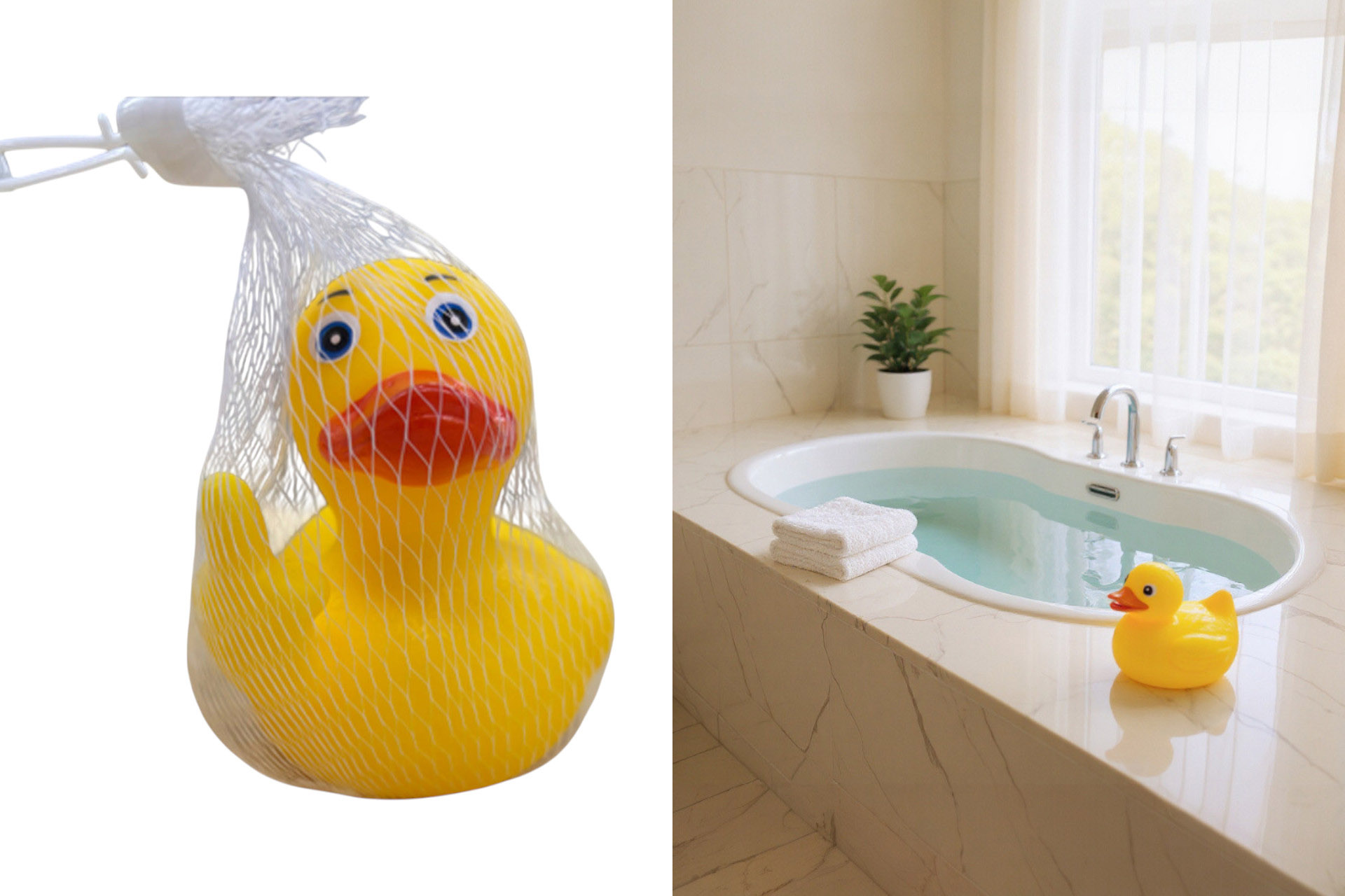 Badeente "Mittelfinger", 8x8x6cm