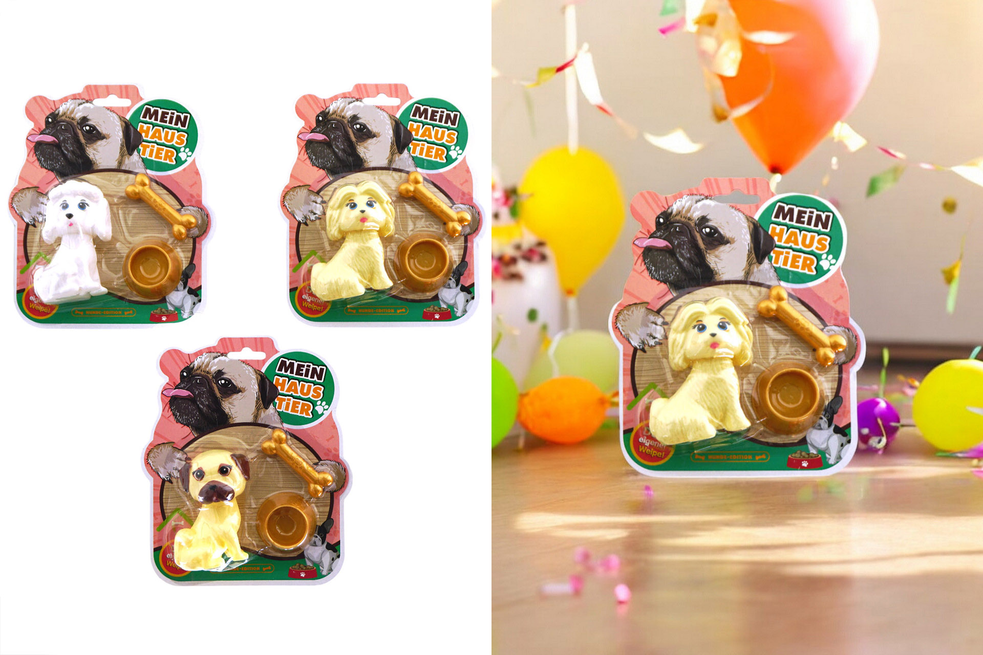 Spielzeug "My Pet", 9,5x7x6,5cm, 3 Designs
