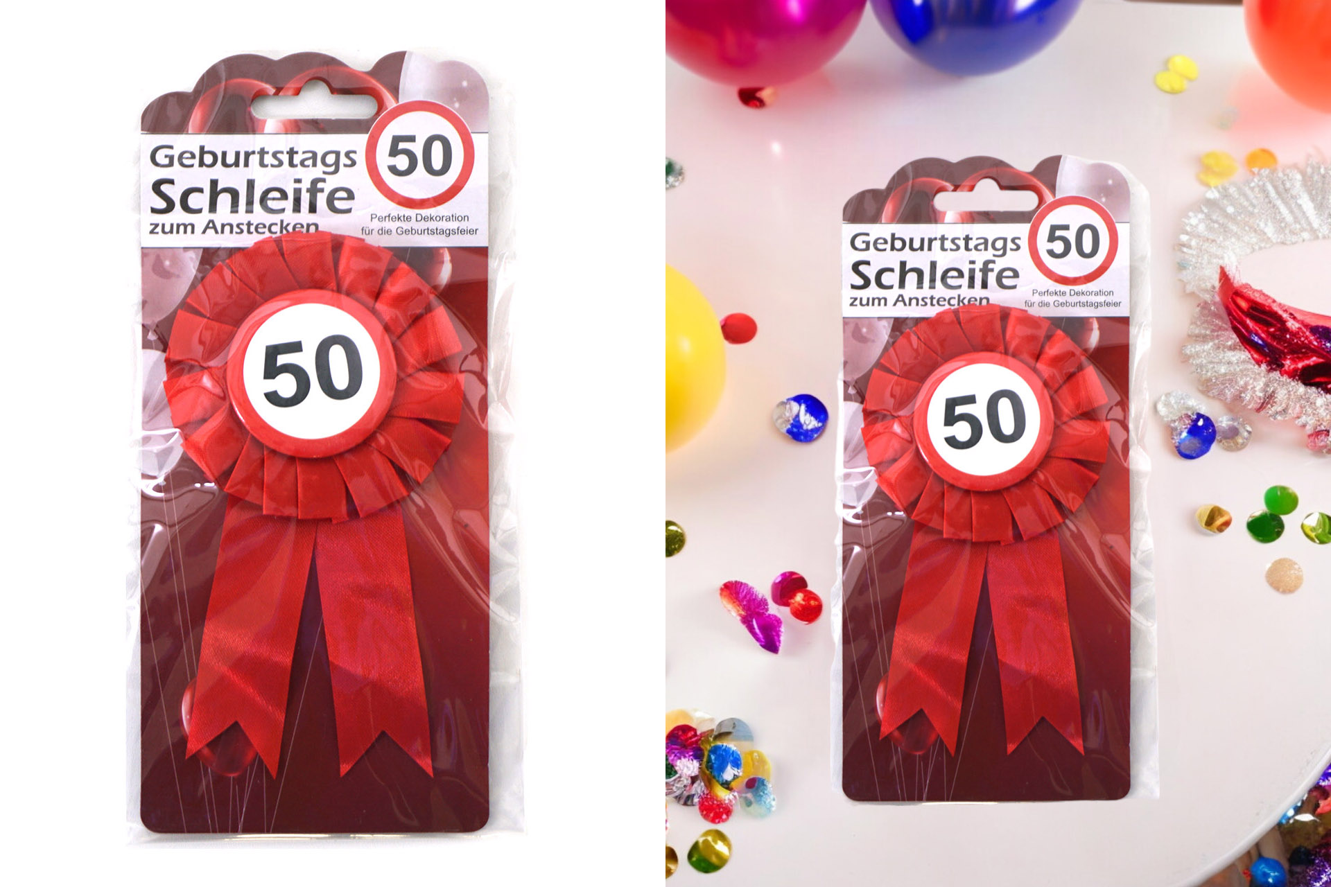 Jubiläums Sortiment Refill für Display Button Anstecker "50"