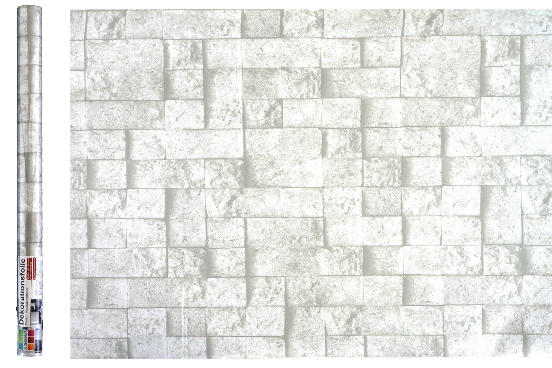 Dekofolie 200x45cm, Kopfsteinpflaster