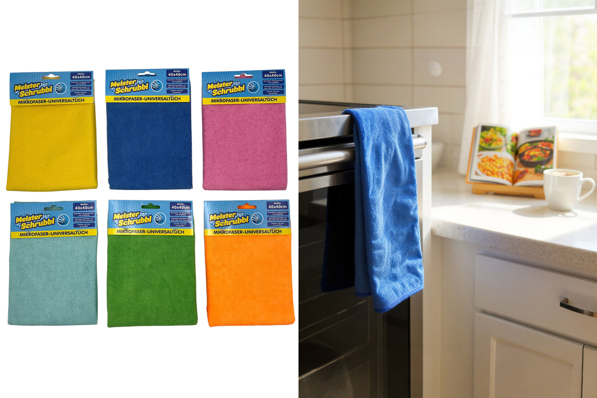 Mikrofaser Universaltuch 40x40cm