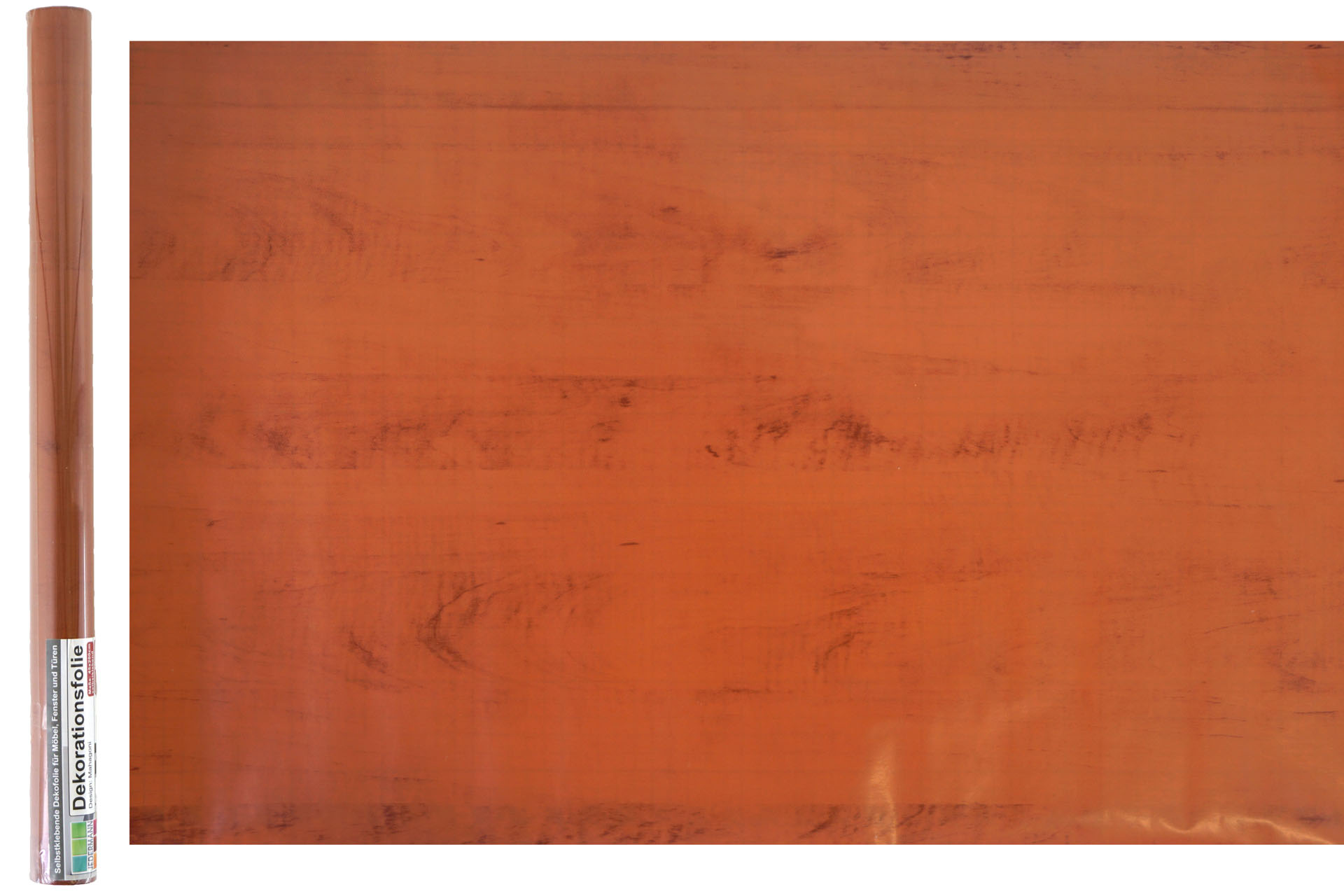 Dekofolie 200x45cm, Mahagoni