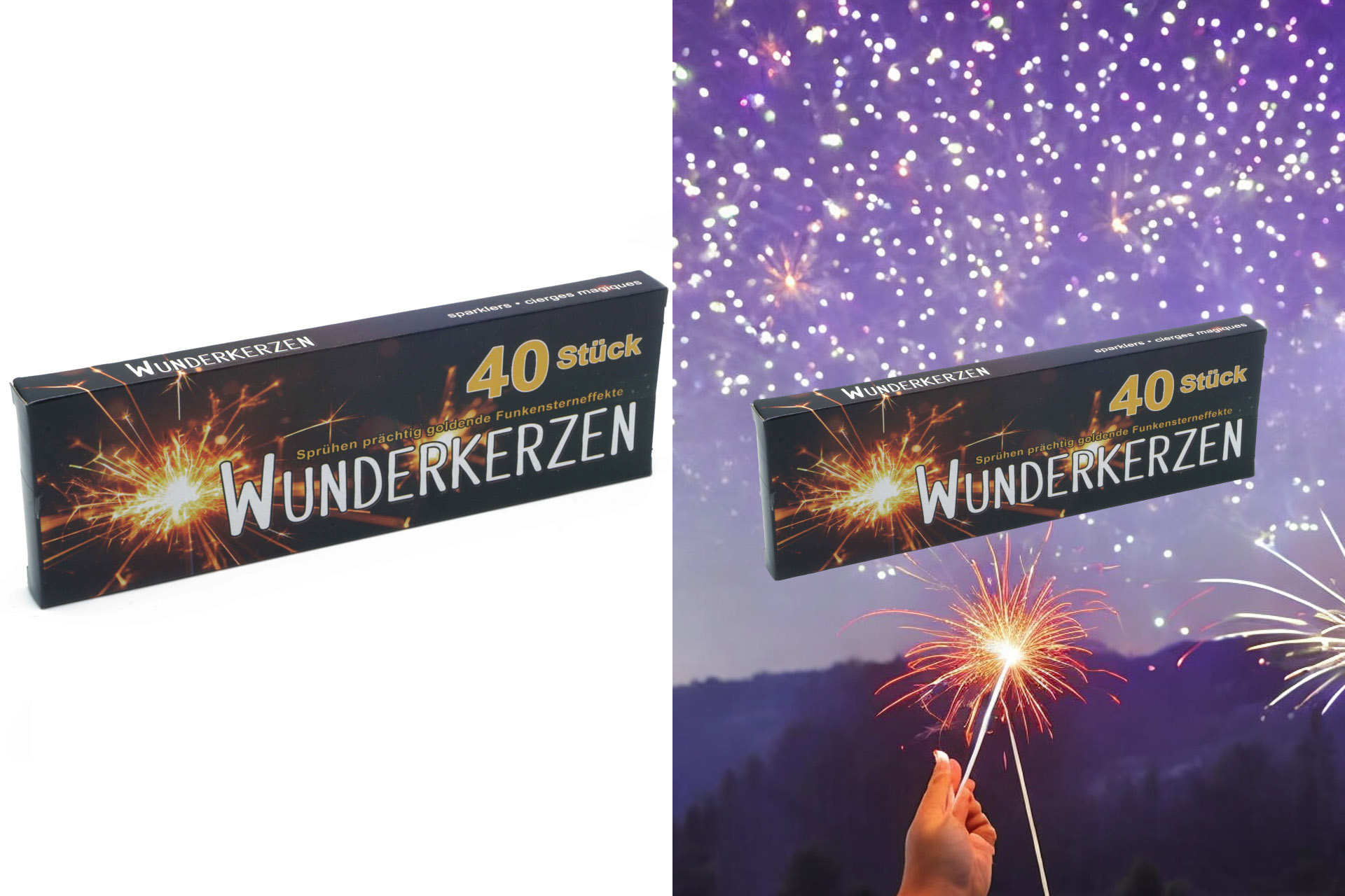 Wunderkerzen 40er - 17cm