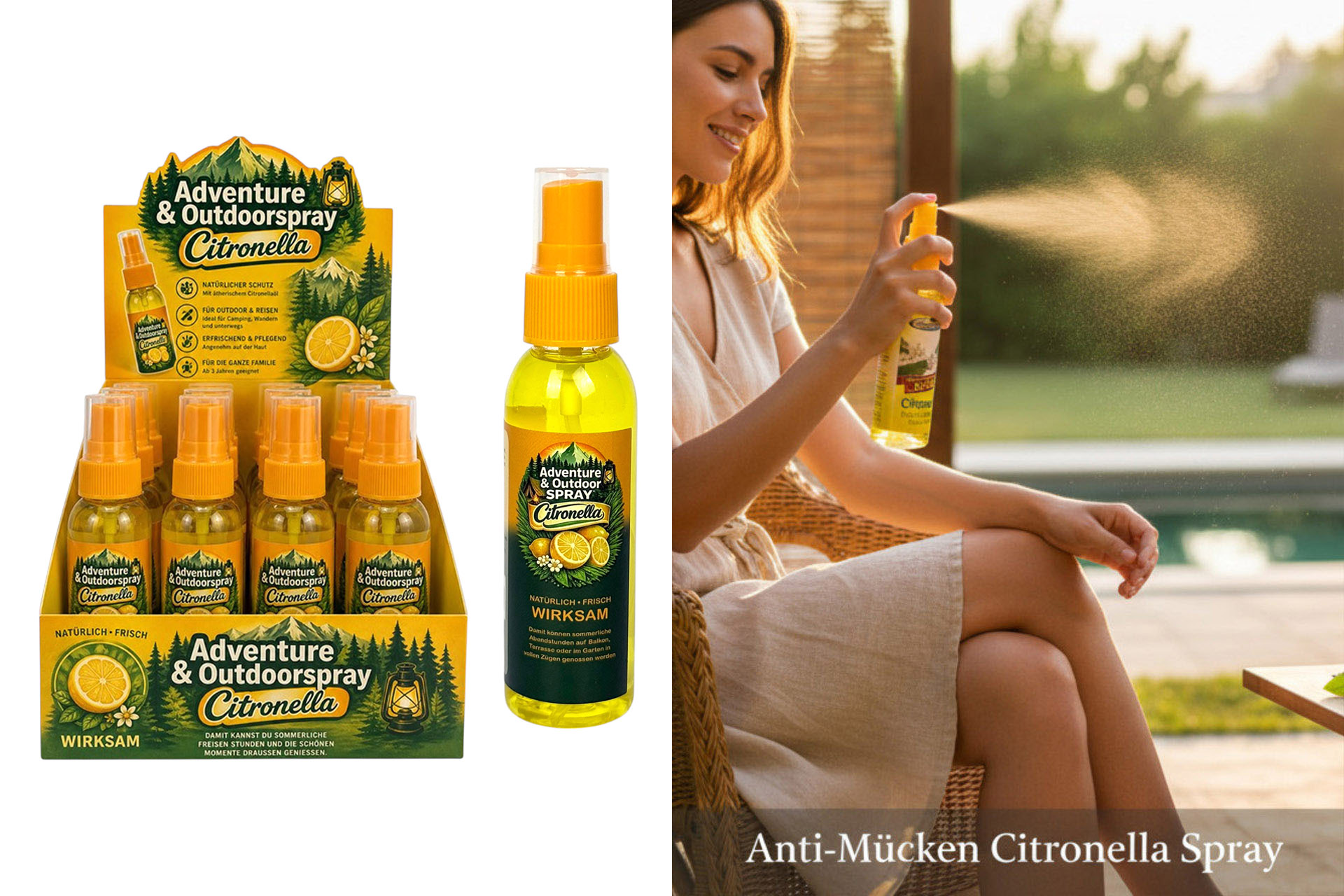 Anti-Mückenspray Citronella, 60ml