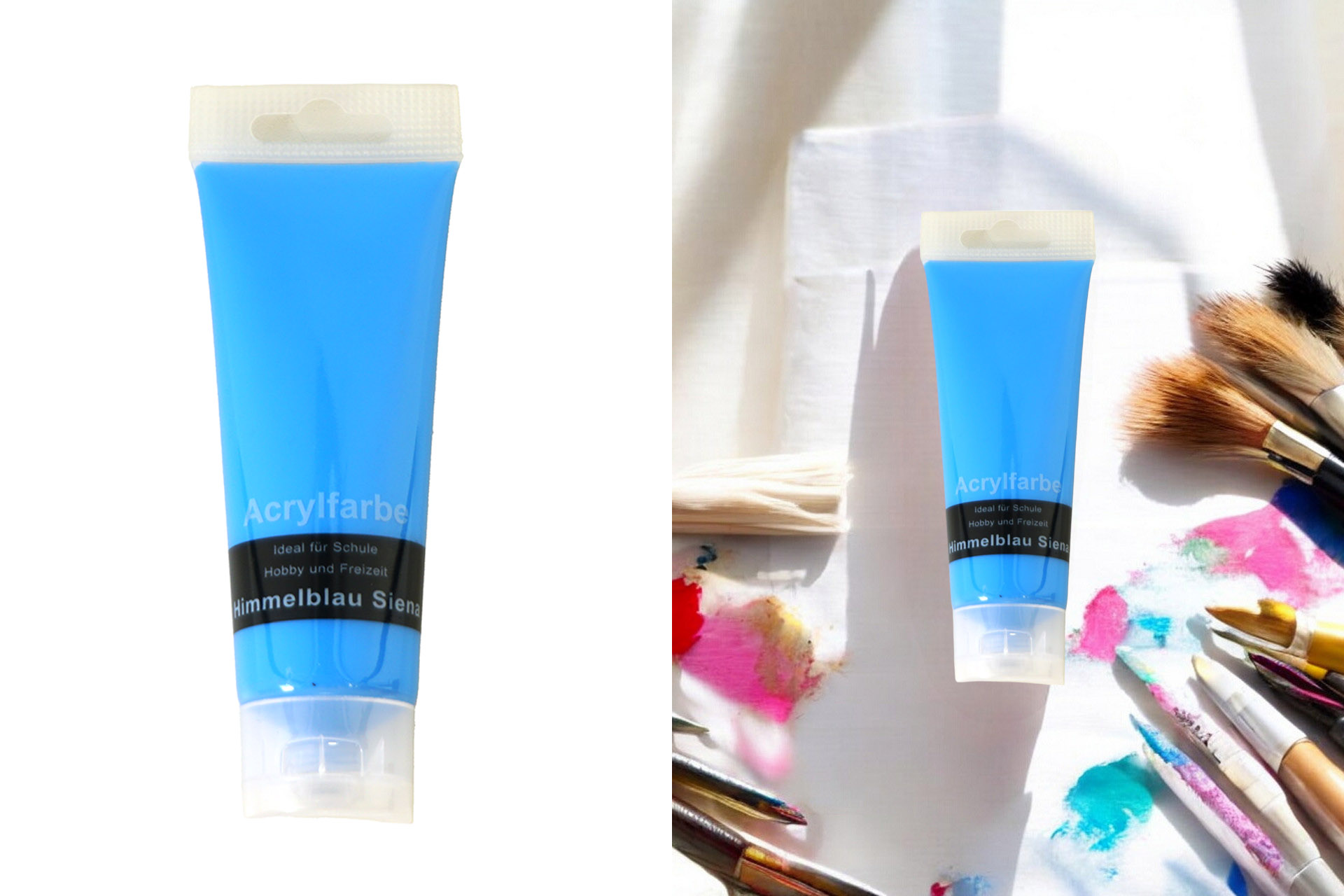Acrylfarbe 75ml, himmelblau