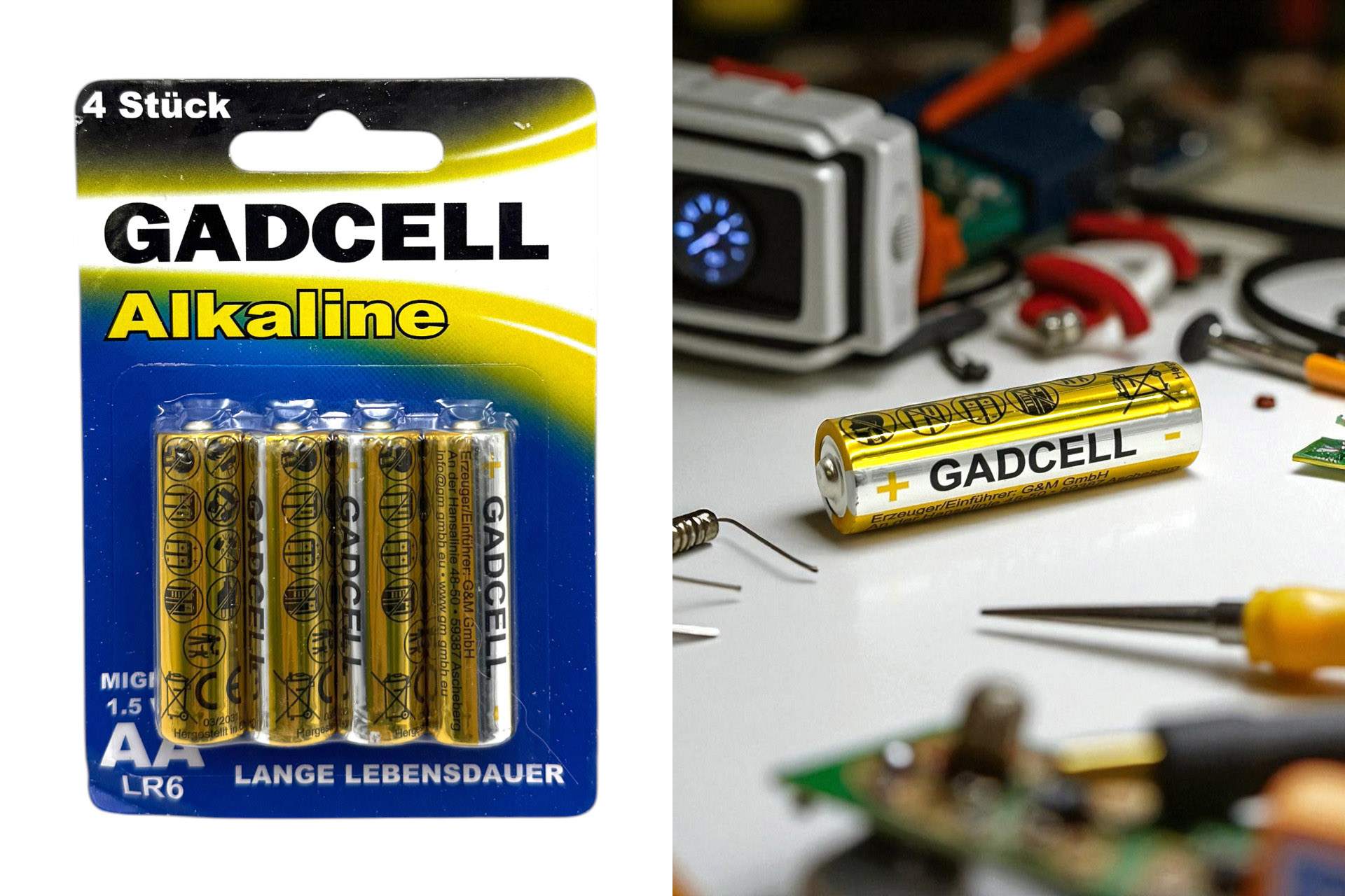 Batterie AA/LR6 "Alkaline" 4er