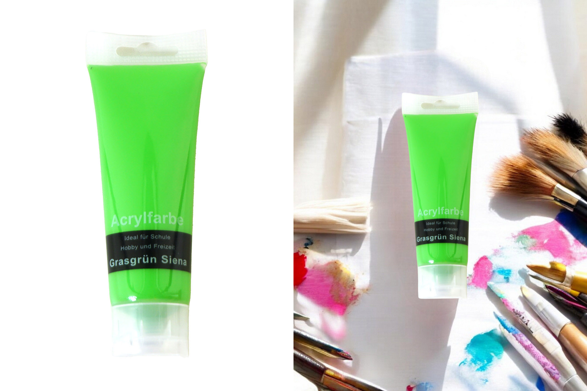 Acrylfarbe 75ml, grasgrün