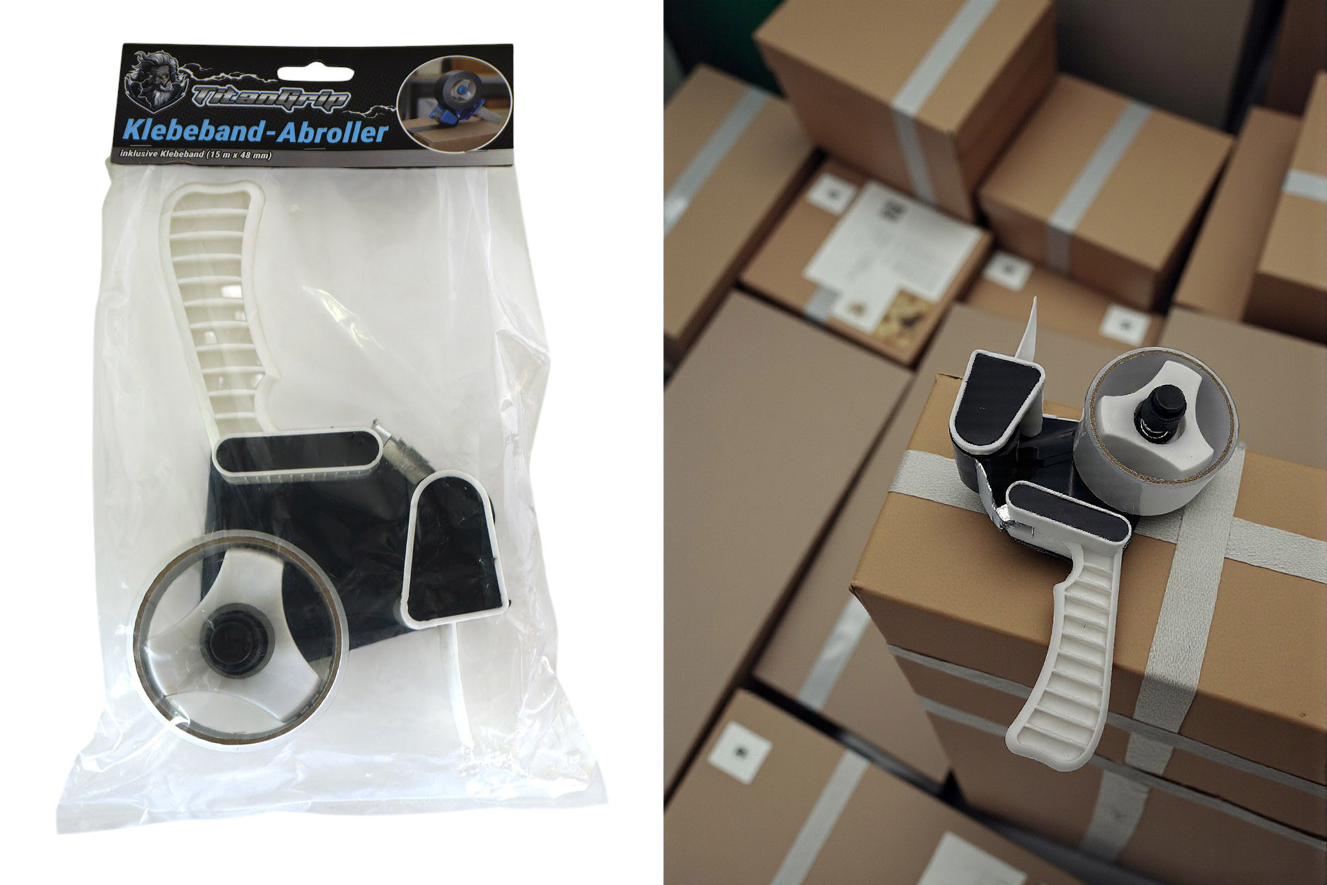 Klebebandabroller inklusive Klebeband transparent