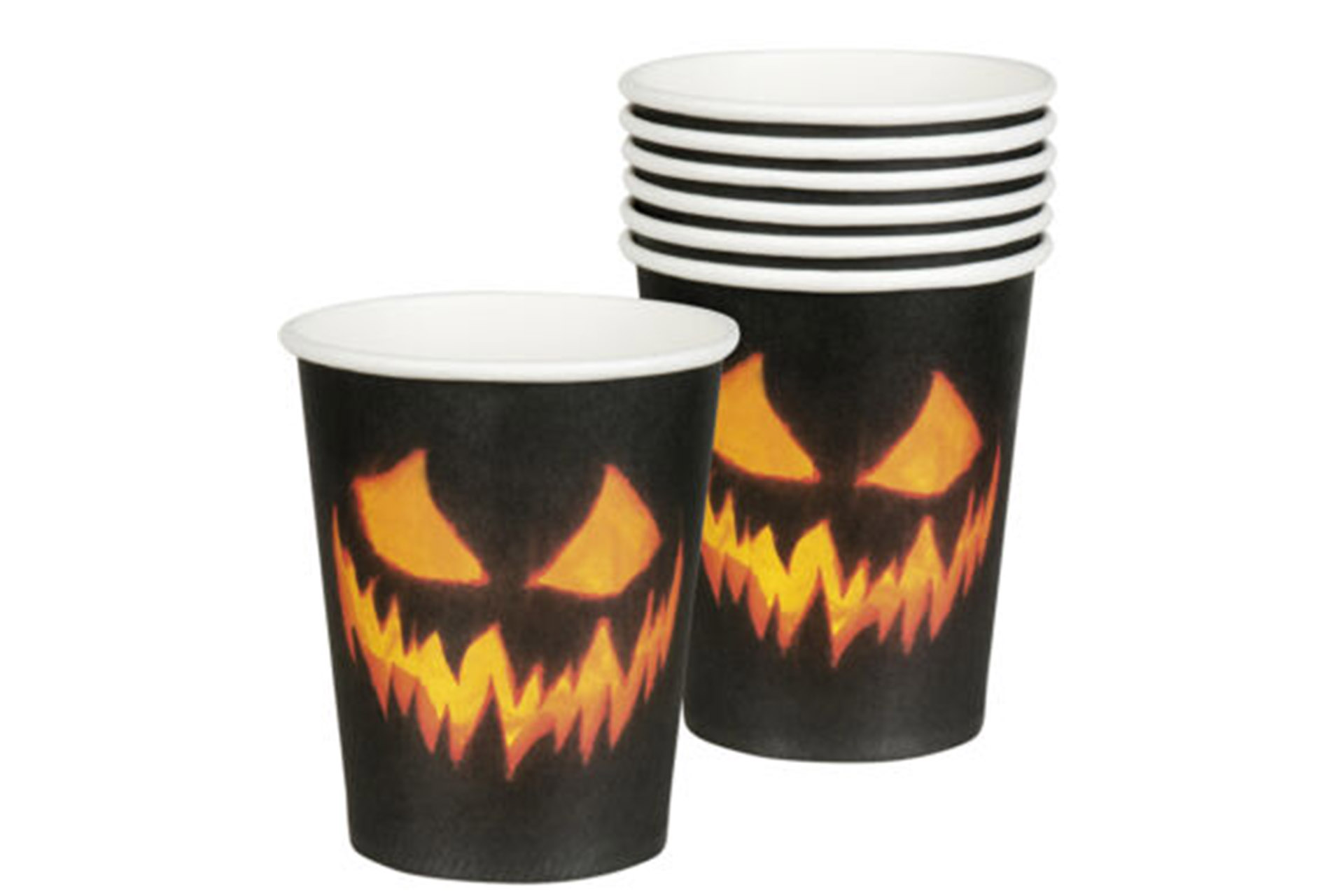 Pappbecher "Halloween", 6er Set