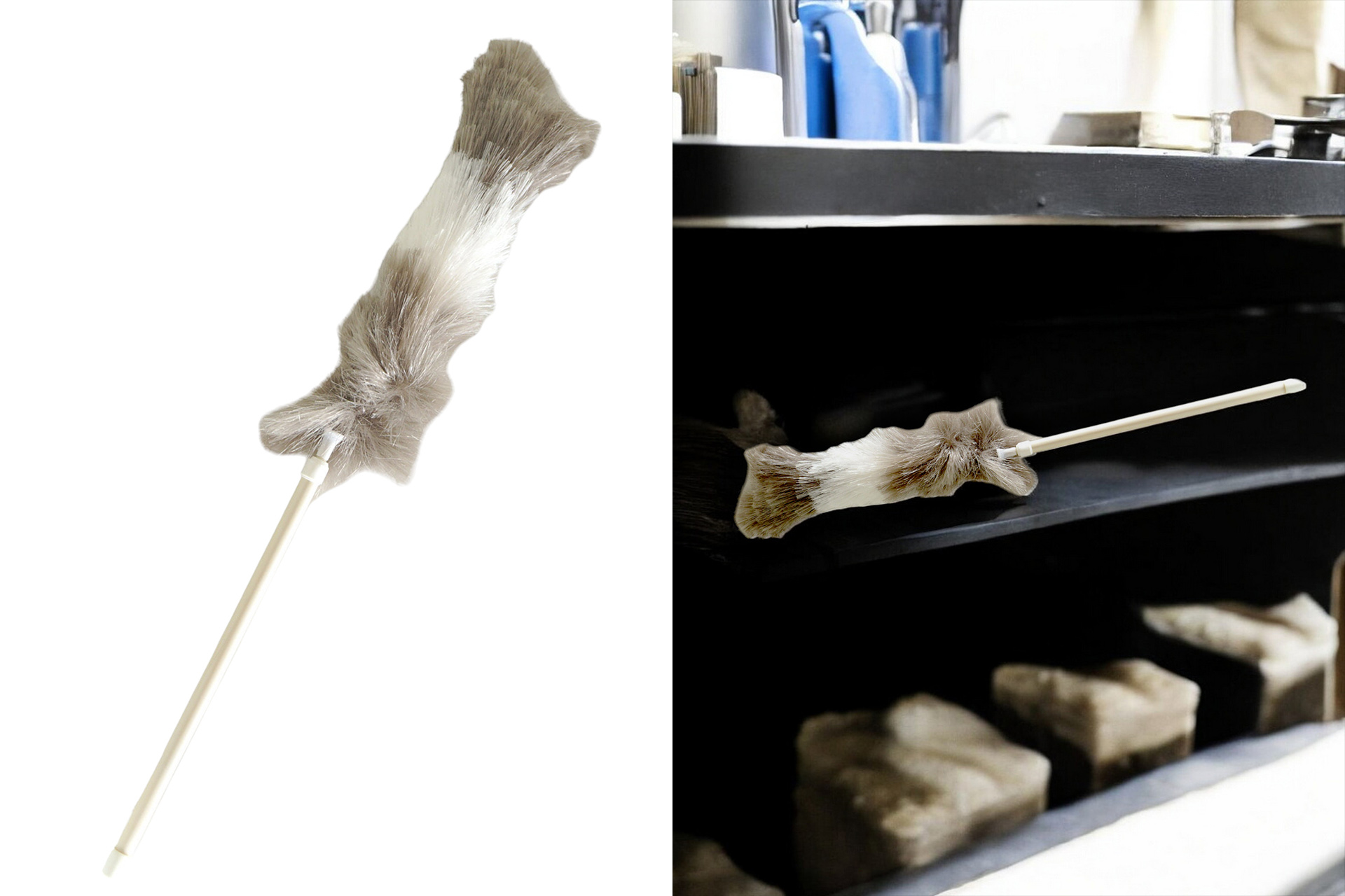 Staubwedel Teleskop, ausziehbar bis 95cm