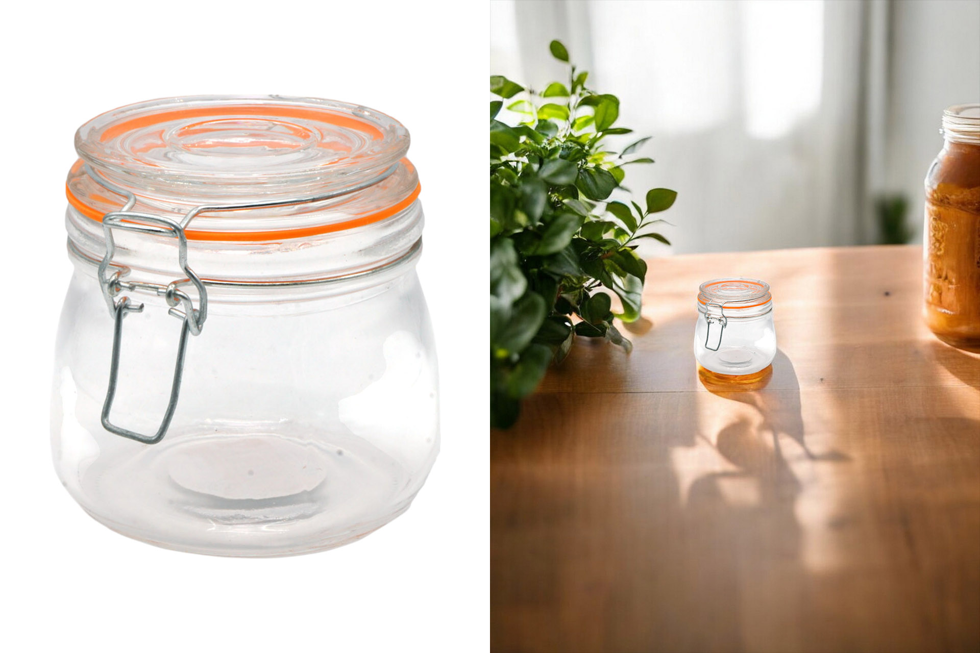 Einmachglas mit Bügelverschluss, 500ml