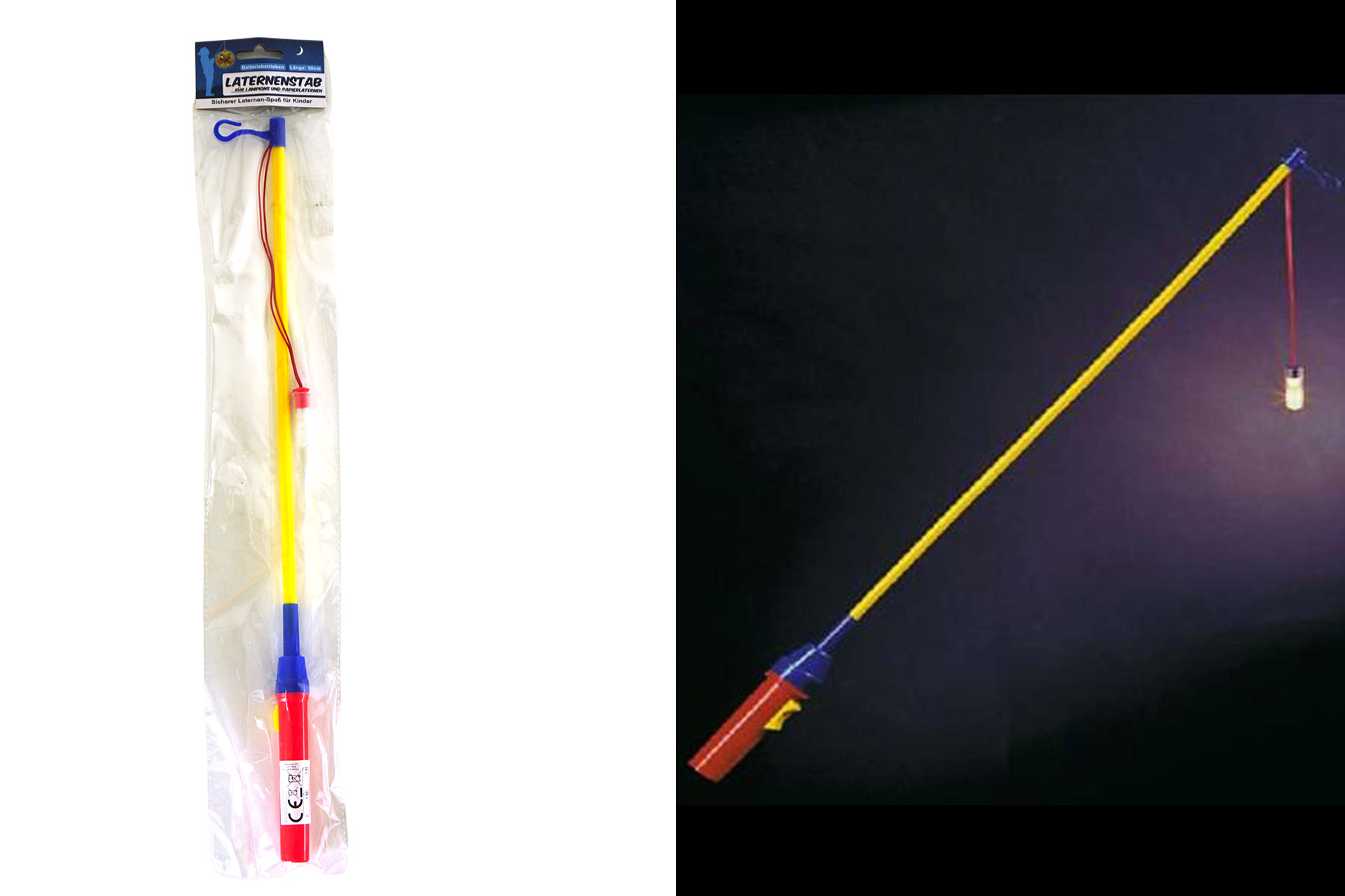 Laternenstab 50cm, batteriebetrieben